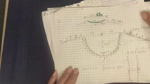 Часть 2. Кардиган с цельнокройным шалевым воротником - расчет вязания спинки
