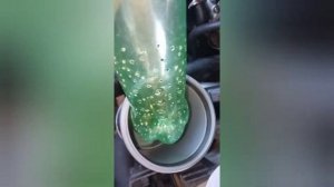 сильно сапунит двигатель.   самодельный  маслоотделитель.