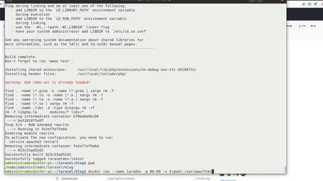 Laravel 7 con Docker | Ambiente de Desarrollo смотреть онлайн