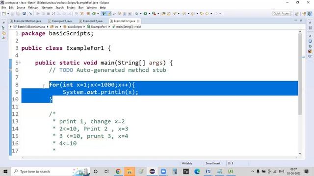 For, While loop, Dowhile loop with examples || Java Tutorial for Beginners in Telugu