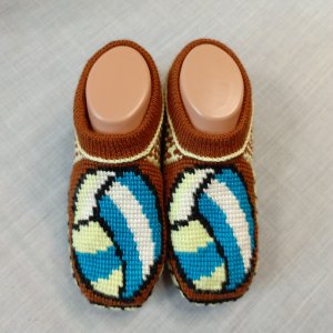 2часть мастер-класса следочков для мальчиков 35-36 размер.