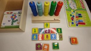 Деревянная развивающая игра Alatoys "Учимся считать"