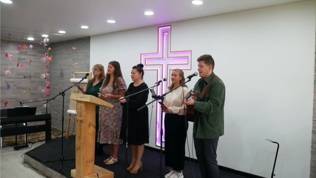 Группа прославления - Свят Господь | ЕХБ Преображение, Бегомль смотреть онлайн