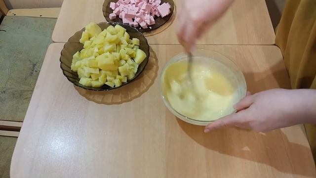 Сытная картофельная запеканка с фаршем в духовке