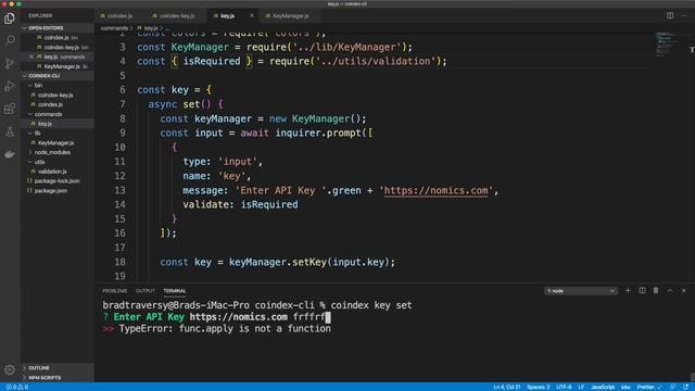 Node.js CLI For Cryptocurrency Prices