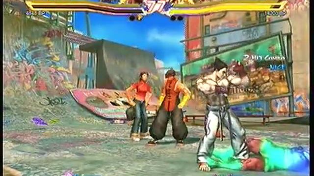 Street Fighter X Tekken: mori45453 Balrog-Nina vs. Id POONKGO Jin-Kazuya  SD
