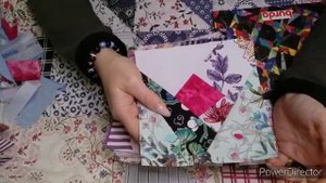 Крейзи блок из остатков ткани, лоскуты в дело!