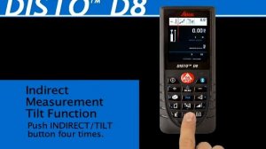 Leica disto D8 Training- Indirect Height Function