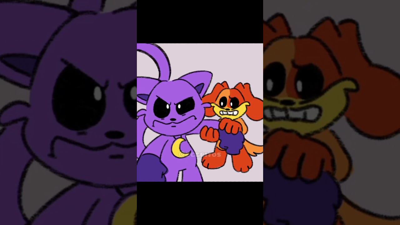 Catfeine is a girly pop✨ на русском #smilingcritters #poppyplaytime #FlipaClip #Animation #memes