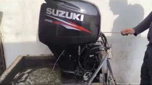 Suzuki DF60 EFI. Запуск двигателя.