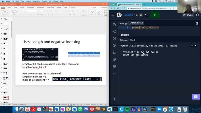 Python Lessons #1: Variables, Lists, For Loops (Lecture)