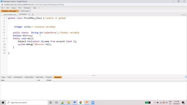 Apex Tutorial || What is Apex Data Types and types of data types in apex with example смотреть онлайн