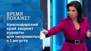 На курорт с прививкой. Время покажет. Фрагмент выпуска от 25.06.2021