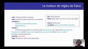 Détection et Réaction aux menaces dans Kubernetes avec Falco - Thomas Labarussias