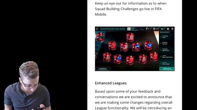 Huge New FIFA Mobile 18 Update! Squad Building Challenges Are Here! SBCs on FIFA 18 iOS