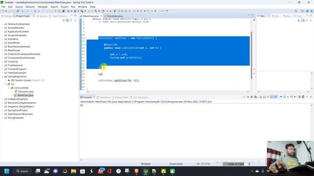 Lambda Expression, Functional Interfaces, Anonymous Class. Bengali-Ep:21  #learnjava #bengali