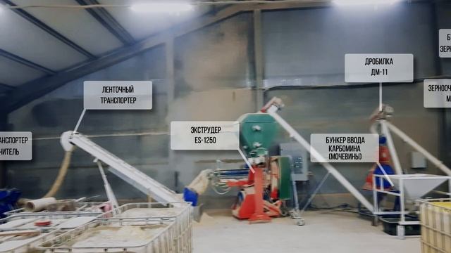 Показываем работающую линию экструдирования на примере Племзавода Трудовой.