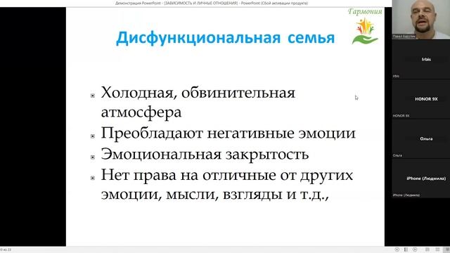 Дисфункциональная родительская семья.Павел Барулин смотреть онлайн