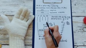 Перчатки спицами/расчет петель