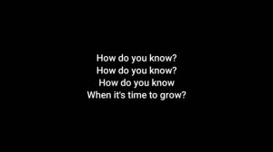 Sigrid - Grow (Acoustic Karaoke)