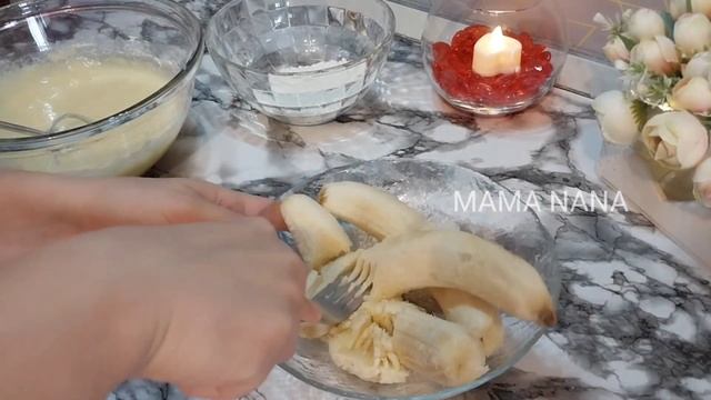 ?Банановый Кекс. Рецепт Быстрой Выпечки. #выпечка #праздничныйстол #кекс #рецепты