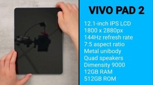 Vivo Pad 2 Unboxing & First Look: Xiaomi Pad 6 Killer?