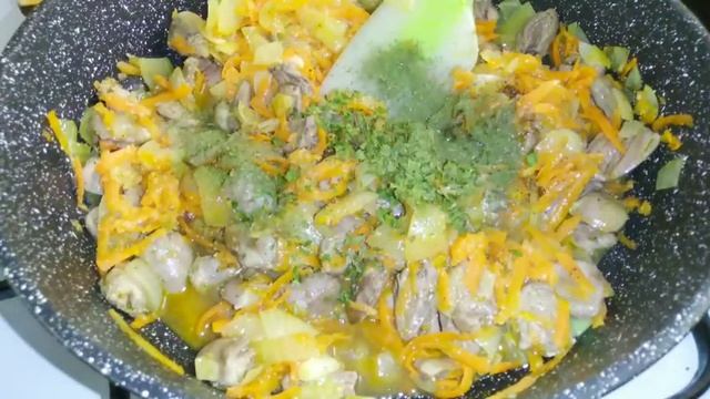 РЕЦЕПТ?КАК ВКУСНО ПРИГОТОВИТЬ КУРИНЫЕ СЕРДЕЧКИ?СЕРДЕЧКИ  В СЛИВОЧНОМ СОУСЕ.?МУК БАНГ.