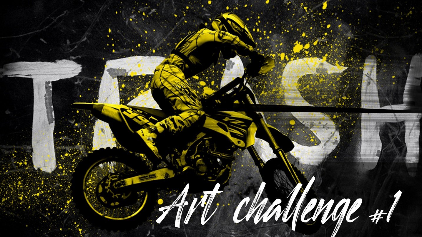 АРТ челлендж 1 день | Digitalart ART CHALLENGE | МОТОЦИКЛИСТ | day #1