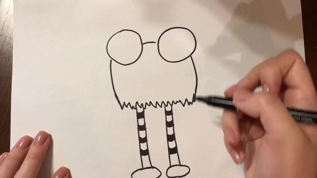 Как нарисовать монстра?/How to draw a monster? смотреть онлайн