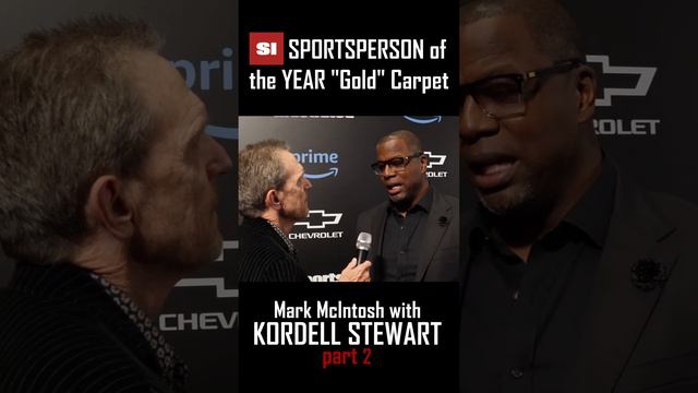 A few minutes with Kordell Stewart on the "gold" carpet