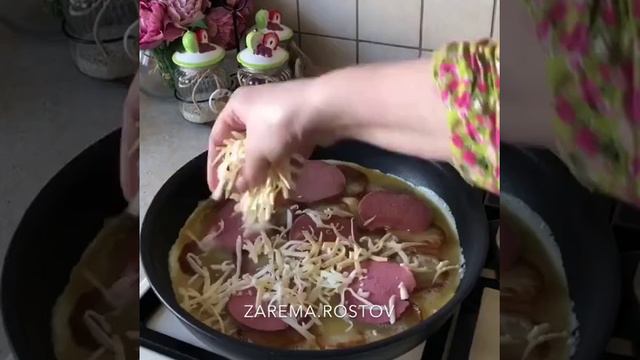 Вкусный, сытный завтрак!#рецепты #вкусно #кулинария #вкуснаяеда 
#recepty #vkusno #вкусныерецепты #f