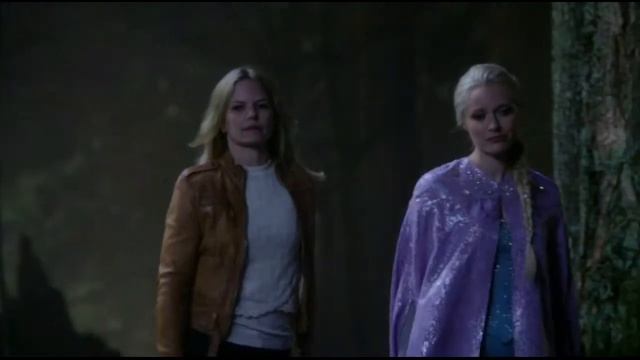 Эльза и Эмма "Если тебе кто то дорог, ты его не бросишь" 4x05 смотреть онлайн