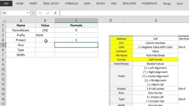 Cell Function in Excel | Part-2 | By Rohit Narang смотреть онлайн