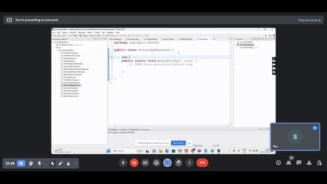 Day 10 Core Java variable declarations