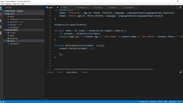 Part 5 - Working with Function in Typescript (Basic)