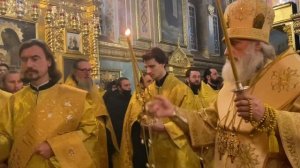 Всенощное бдение накануне дня памяти свт. Спиридона Тримифунтского