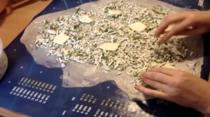 Вертута с брынзой и укропом, другая вертута с яблоком и корицей