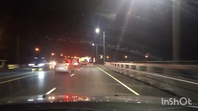 На машине по новому путепроводу|Остужева, Воронеж смотреть онлайн