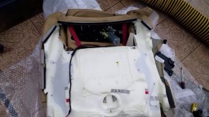 Замена обогрева на сиденье Порше Кайен 958