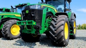 Новый трактор John Deere 8R - мощная машина с дизайном от BMW!