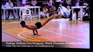 Yoga Sports, rodrigo mayada world champion 1998 of Artistic Yoga, Yoga Artistico ®