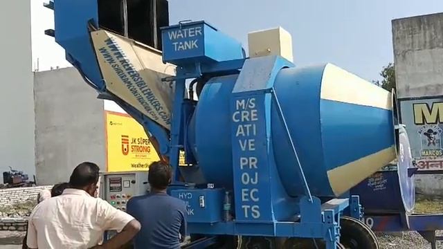 REVERSIBLE CONCRETE DRUM MIXER | MINI MOBILE BATCHING PLANT SHRIRAM