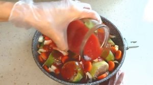 И СНОВА ПЕРЦЫ! И опять БЫСТРО! И очень ВКУСНО! ЗАМОРОЖЕННЫЙ ФАРШИРОВАННЫЙ ПЕРЕЦ в соусах с овощами.