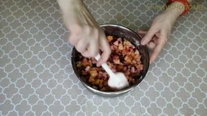 Начинка фруктовая в пирог / пирожки из замороженных фруктов