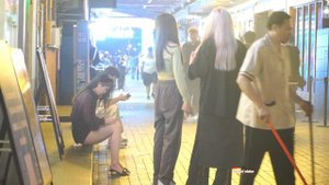 Guangzhou, Night Scenes So Many Freelancers! | China,street Walking Chinese girl 2023