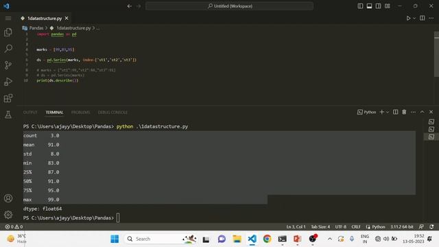 Pandas Data Structure: Series & DataFrame | Python Pandas Complete Playlist | DevDuniya