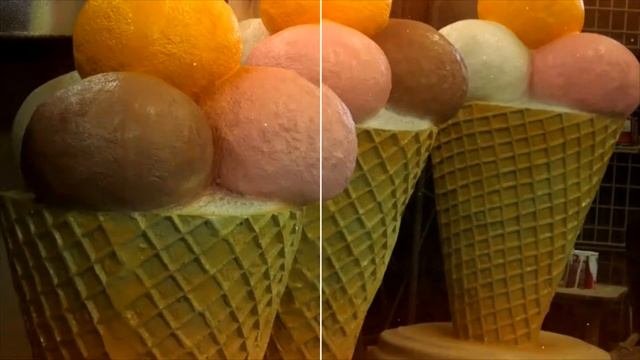 Большое мороженое для рекламы кафе или ресторана ? Как сделать рекламу?