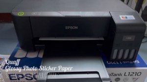 Epson EcoTank L1210 A4 Ink Tank Printer - Review with Print result