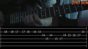 Nightmare Guitar Solo Lesson - Avenged Sevenfold(with tabs) 2/2