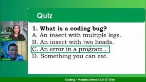 Coding  - Monday Week8 Q4 ETUlay